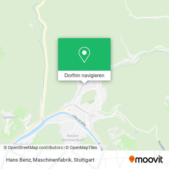 Hans Benz, Maschinenfabrik Karte