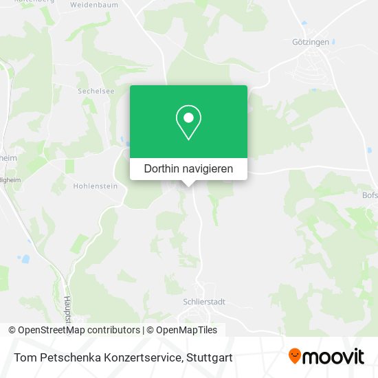 Tom Petschenka Konzertservice Karte