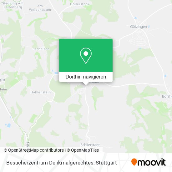 Besucherzentrum Denkmalgerechtes Karte