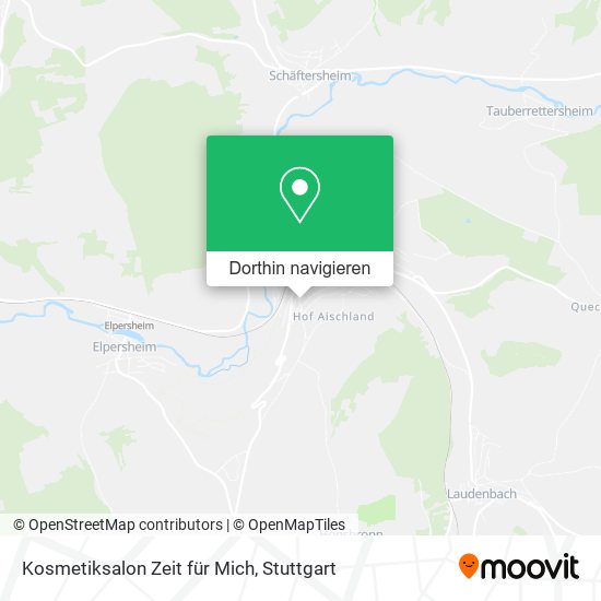 Kosmetiksalon Zeit für Mich Karte