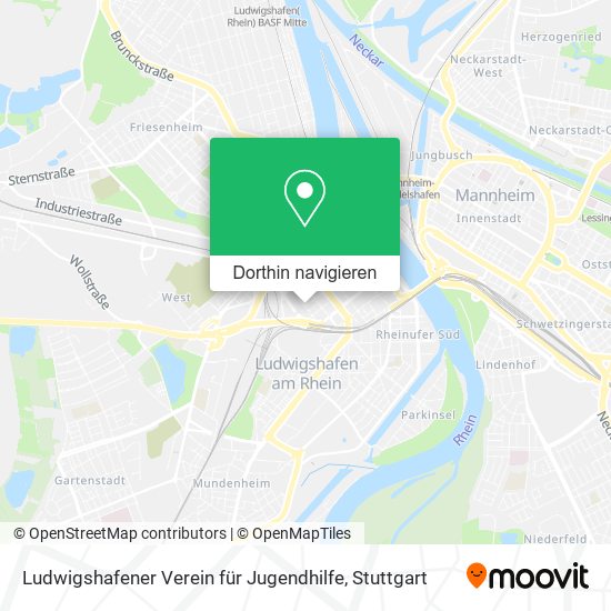 Ludwigshafener Verein für Jugendhilfe Karte