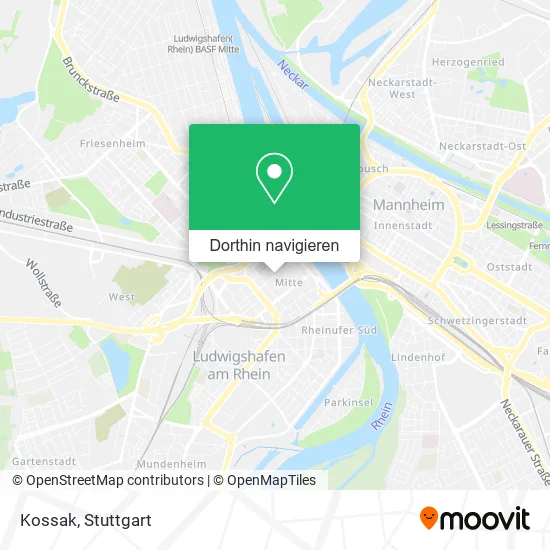Kossak Karte