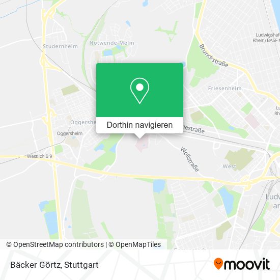 Bäcker Görtz Karte