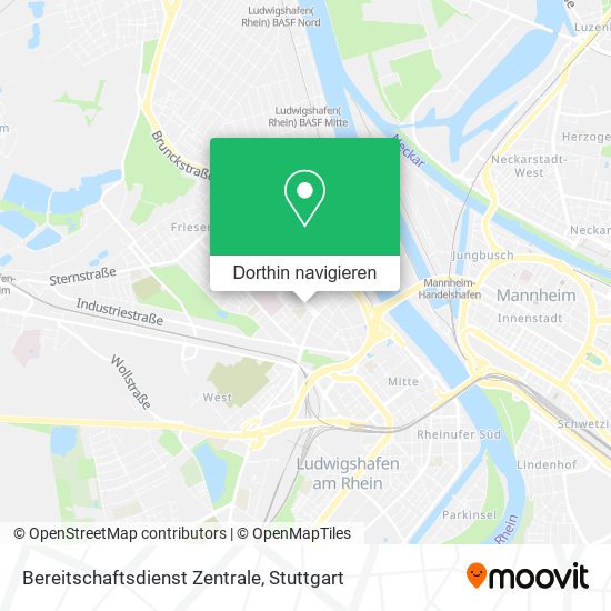 Bereitschaftsdienst Zentrale Karte