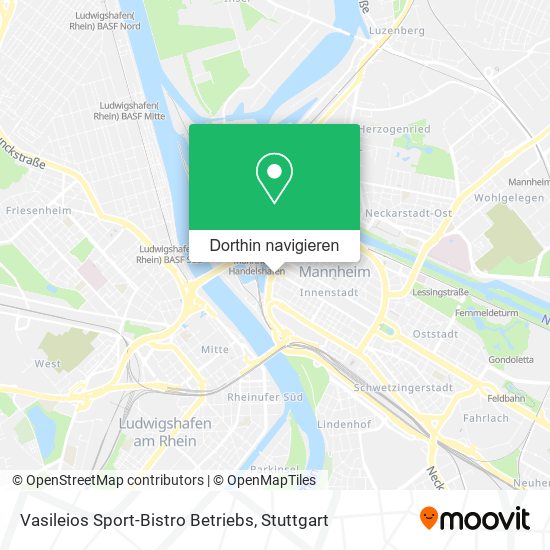 Vasileios Sport-Bistro Betriebs Karte