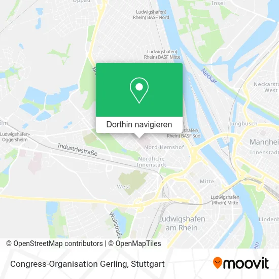 Congress-Organisation Gerling Karte