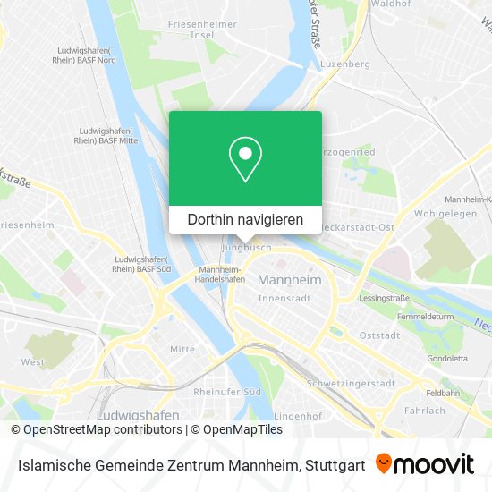 Islamische Gemeinde Zentrum Mannheim Karte