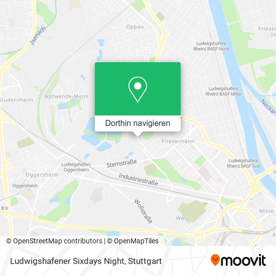 Ludwigshafener Sixdays Night Karte