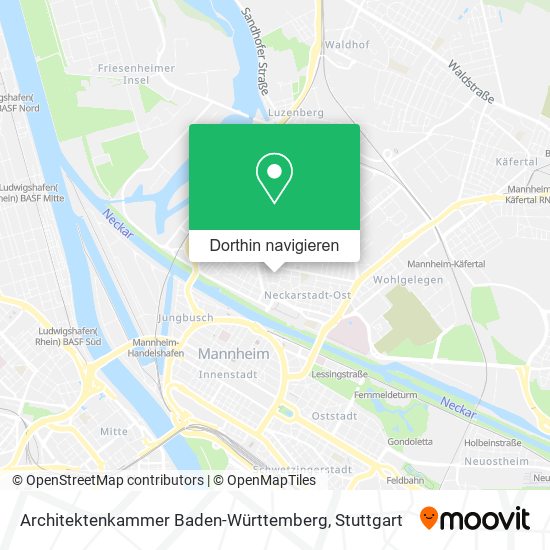 Architektenkammer Baden-Württemberg Karte