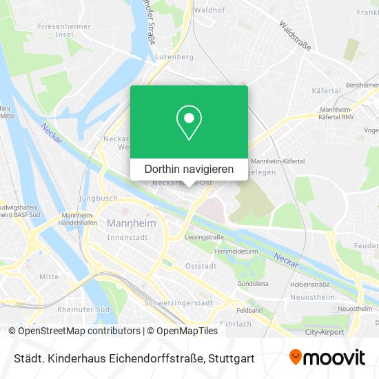 Städt. Kinderhaus Eichendorffstraße Karte