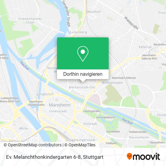 Ev. Melanchthonkindergarten 6-8 Karte