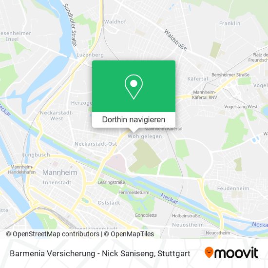 Barmenia Versicherung - Nick Saniseng Karte