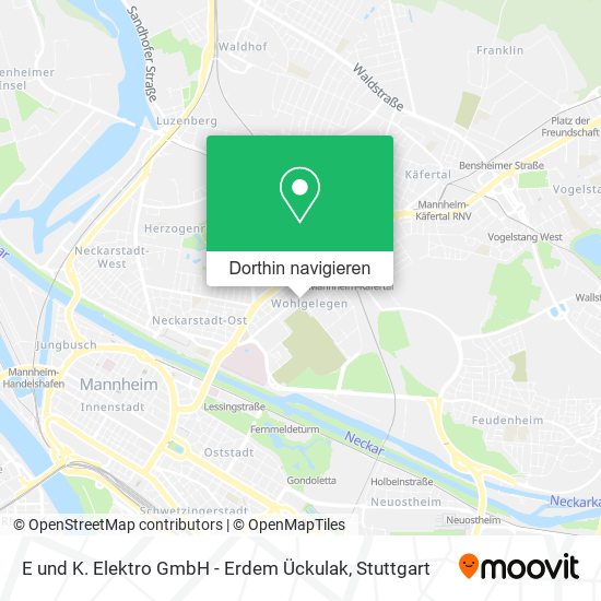 E und K. Elektro GmbH - Erdem Ückulak Karte