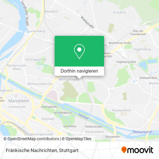 Fränkische Nachrichten Karte