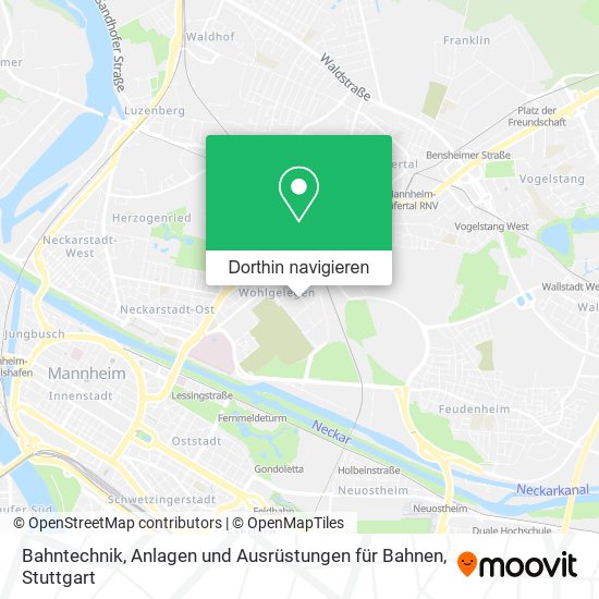 Bahntechnik, Anlagen und Ausrüstungen für Bahnen Karte