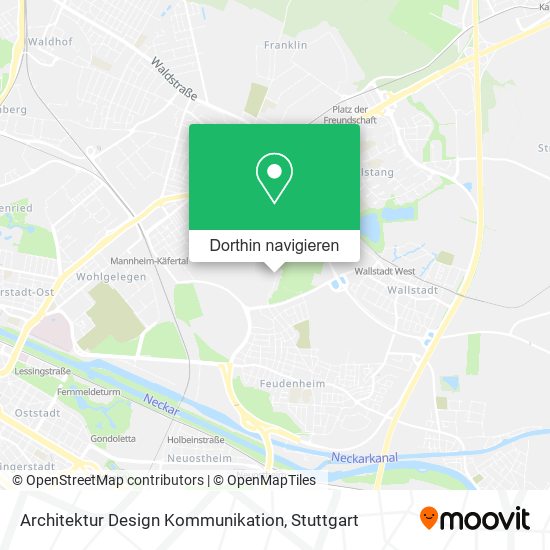 Architektur Design Kommunikation Karte