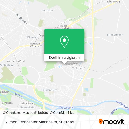 Kumon-Lerncenter Mannheim Karte