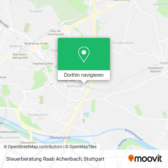 Steuerberatung Raab Achenbach Karte