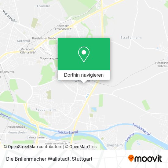 Die Brillenmacher Wallstadt Karte