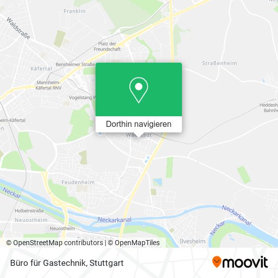 Büro für Gastechnik Karte