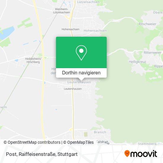 Post, Raiffeisenstraße Karte