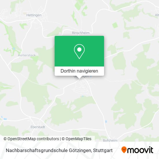 Nachbarschaftsgrundschule Götzingen Karte