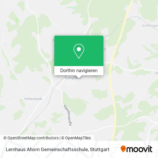 Lernhaus Ahorn Gemeinschaftsschule Karte
