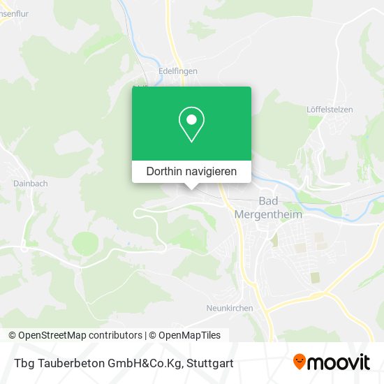 Tbg Tauberbeton GmbH&Co.Kg Karte