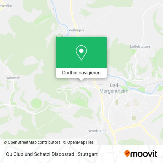Qu Club und Schatzi Discostadl Karte