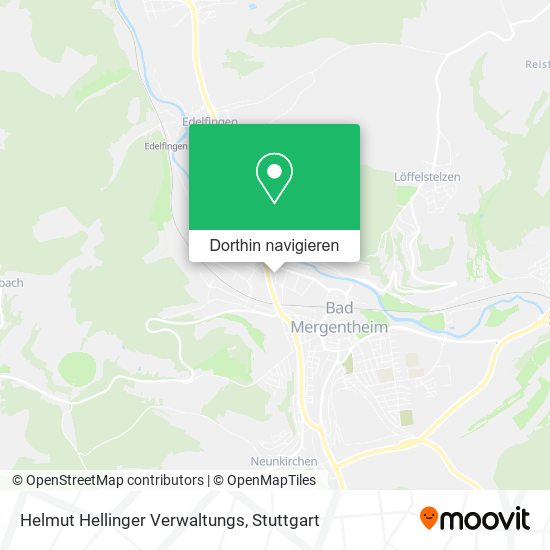 Helmut Hellinger Verwaltungs Karte
