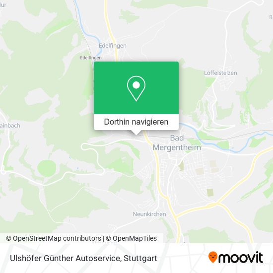 Ulshöfer Günther Autoservice Karte