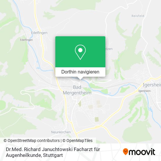 Dr.Med. Richard Januchtowski Facharzt für Augenheilkunde Karte