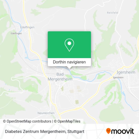 Diabetes Zentrum Mergentheim Karte