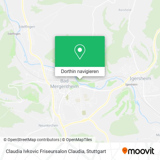 Claudia Ivkovic Friseursalon Claudia Karte