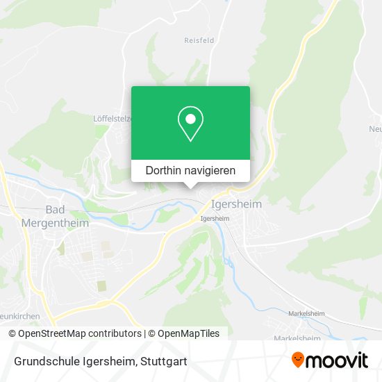 Grundschule Igersheim Karte