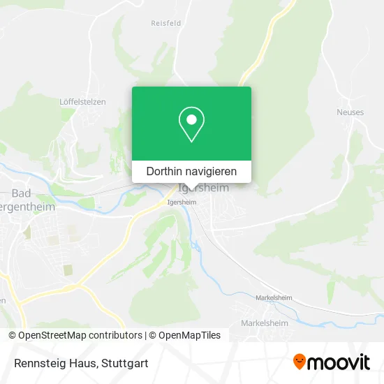 Rennsteig Haus Karte