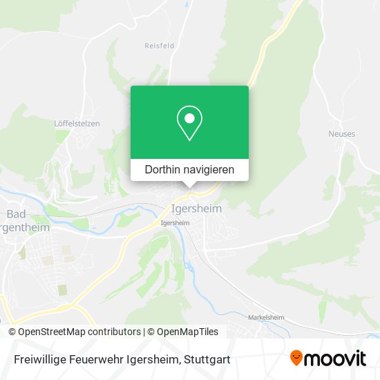 Freiwillige Feuerwehr Igersheim Karte