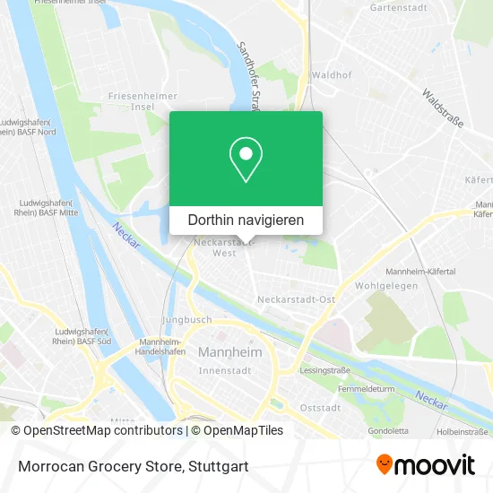 Morrocan Grocery Store Karte