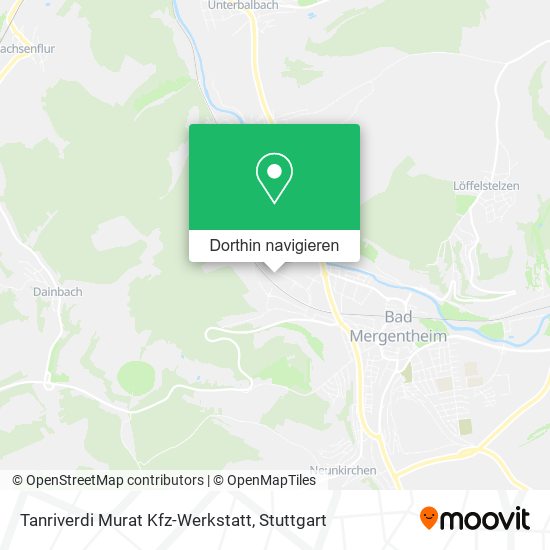 Tanriverdi Murat Kfz-Werkstatt Karte