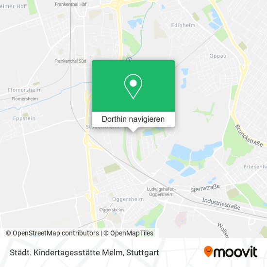 Städt. Kindertagesstätte Melm Karte