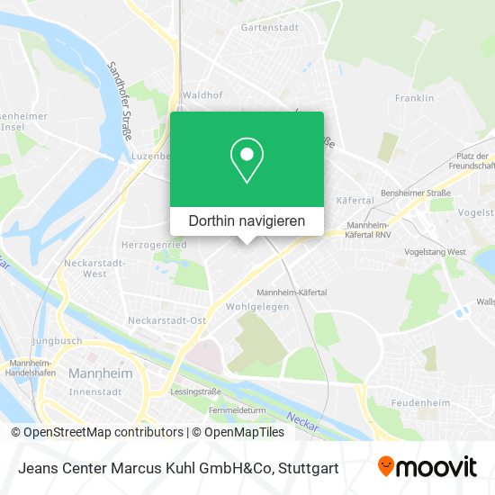 Jeans Center Marcus Kuhl GmbH&Co Karte