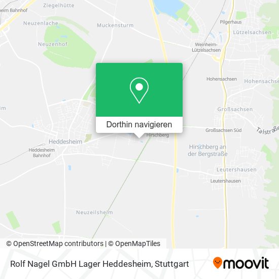 Rolf Nagel GmbH Lager Heddesheim Karte