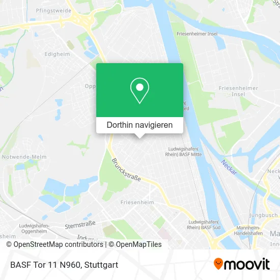 BASF Tor 11 N960 Karte