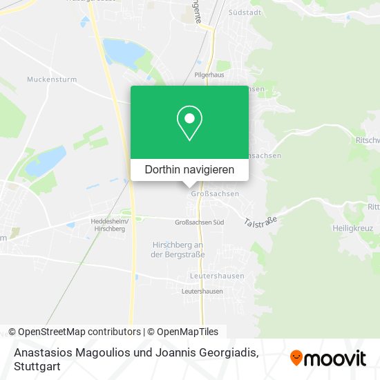 Anastasios Magoulios und Joannis Georgiadis Karte
