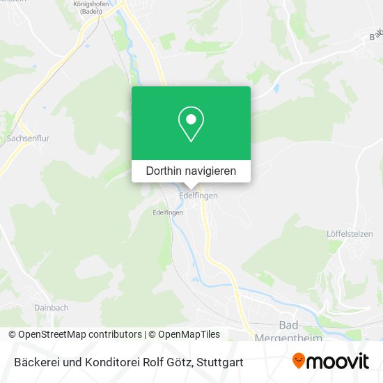 Bäckerei und Konditorei Rolf Götz Karte