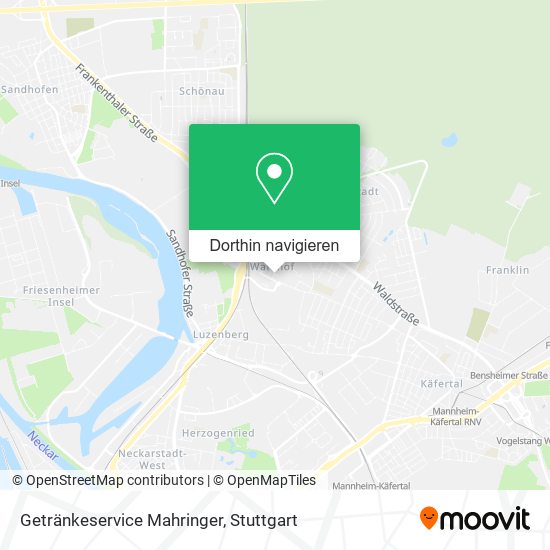 Getränkeservice Mahringer Karte