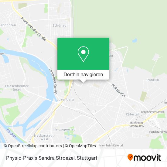 Physio-Praxis Sandra Stroezel Karte