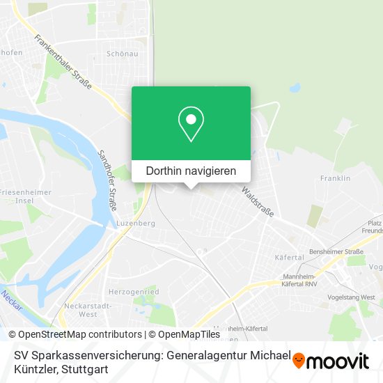 SV Sparkassenversicherung: Generalagentur Michael Küntzler Karte