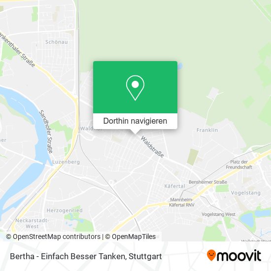Bertha - Einfach Besser Tanken Karte