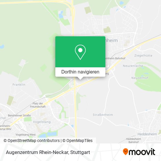 Augenzentrum Rhein-Neckar Karte